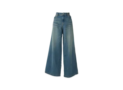 HYSTERIC GLAMOUR Denim Wide Pants "Light Indigo Blue"