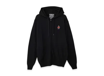 HYSTERIC GLAMOUR Vixen Girl Patch Hoodie "Black"