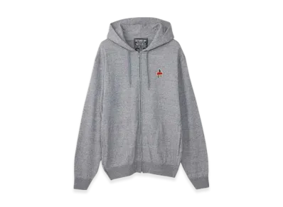 HYSTERIC GLAMOUR Vixen Girl Patch Hoodie "Top Gray"