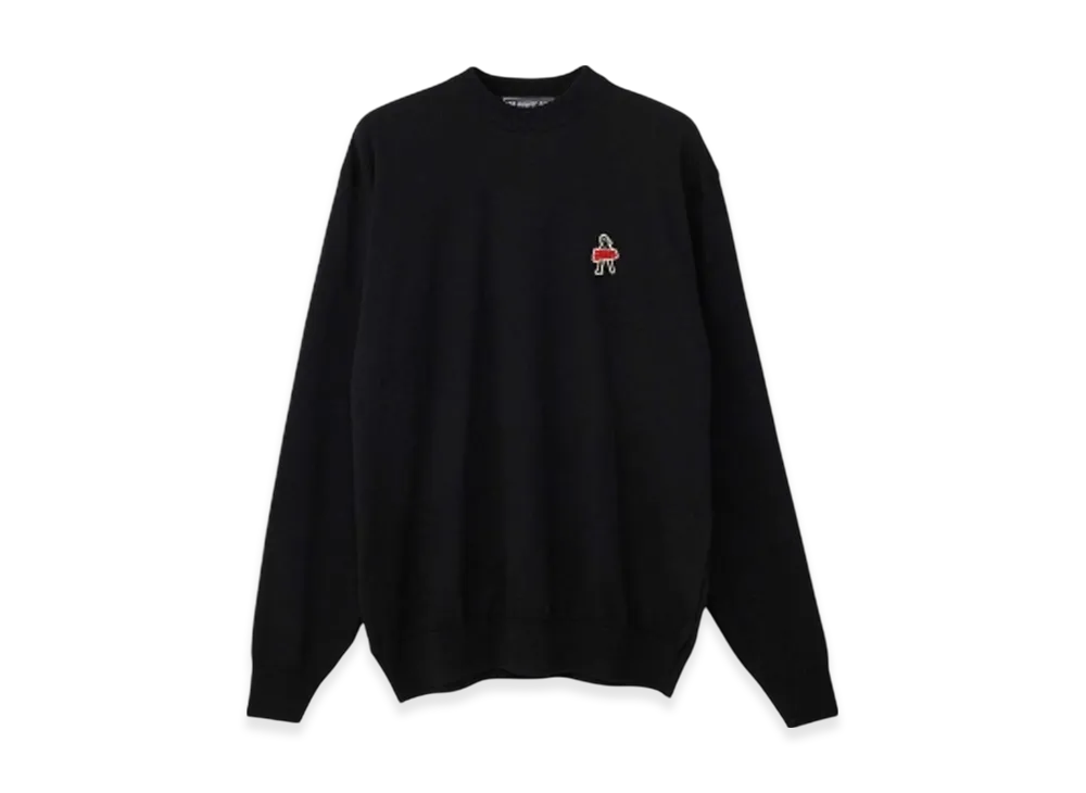 HYSTERIC GLAMOUR Vixen Girl Patch Sweatshirt "Black"