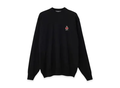 HYSTERIC GLAMOUR Vixen Girl Patch Sweatshirt "Black"