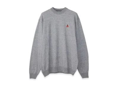 HYSTERIC GLAMOUR Vixen Girl Patch Sweatshirt "Top Gray"