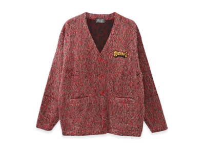 HYSTERIC GLAMOUR Hysteric Logo Embroidered Cardigan "Red"