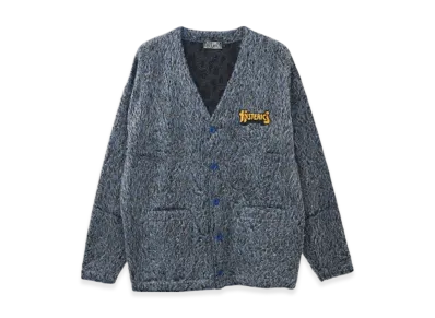 HYSTERIC GLAMOUR Hysteric Logo Embroidered Cardigan "Blue"