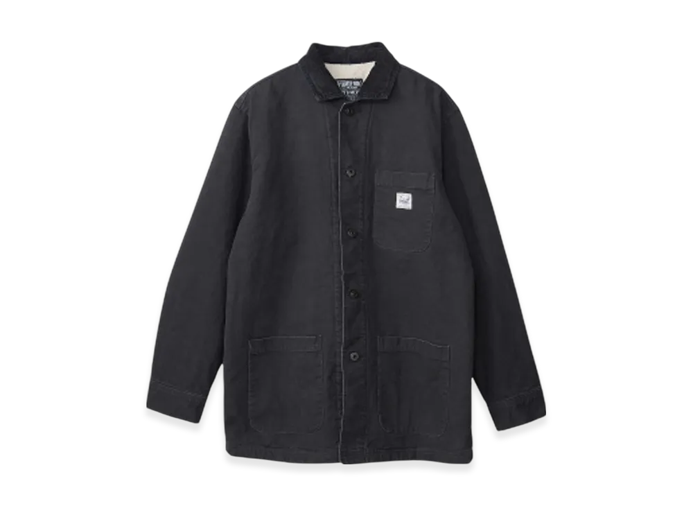 HYSTERIC GLAMOUR Fleece Lined Coverall Jacket "Black"