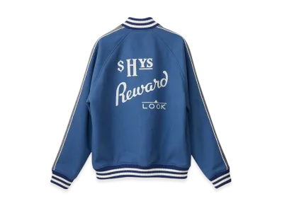 HYSTERIC GLAMOUR HG Reward Embroidered Stadium Jacket "Blue"