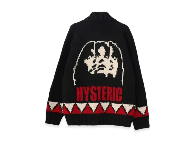 HYSTERIC GLAMOUR Multi Woman Knitted Cardigan "Black"