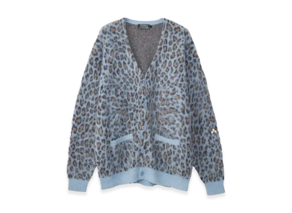 HYSTERIC GLAMOUR Brushed Cardigan "Blue"