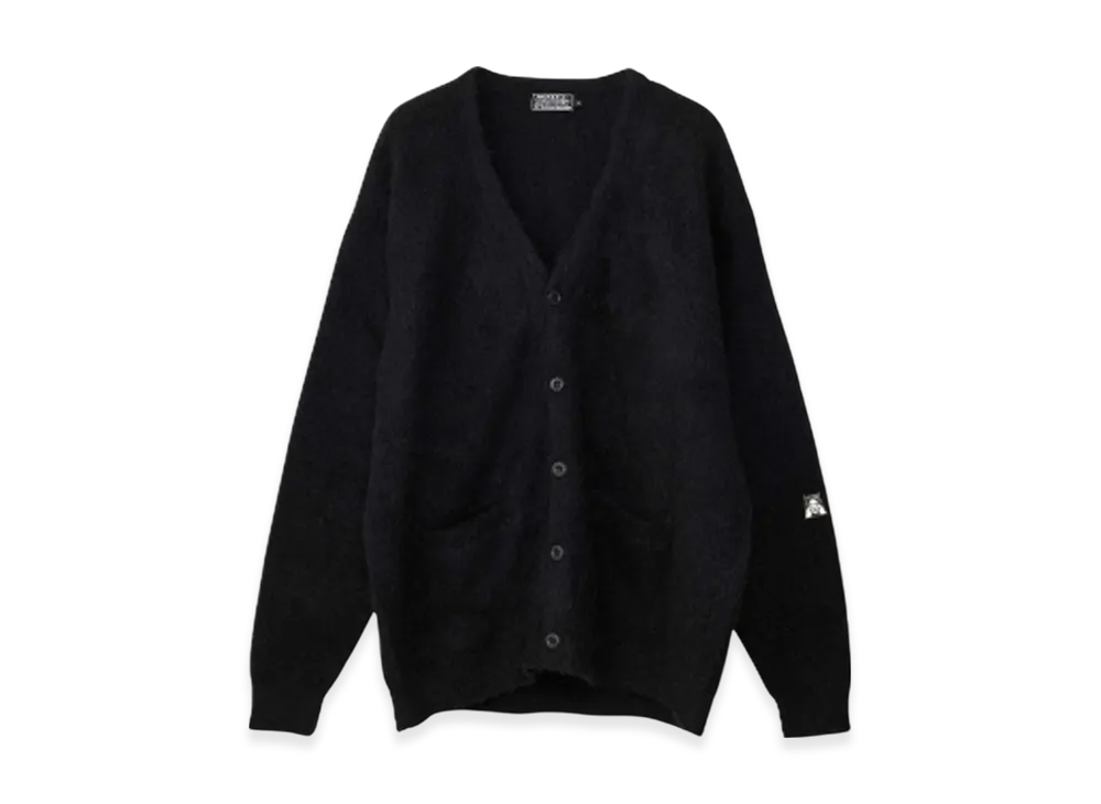 HYSTERIC GLAMOUR Brushed Cardigan "Black"