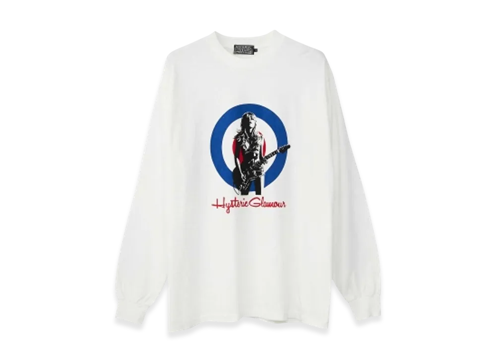 HYSTERIC GLAMOUR UK Tribute T-Shirt "White"