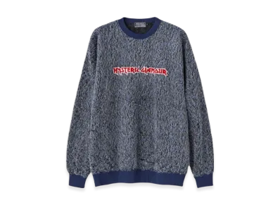 HYSTERIC GLAMOUR Metal Logo Embroidered Pullover "Blue"