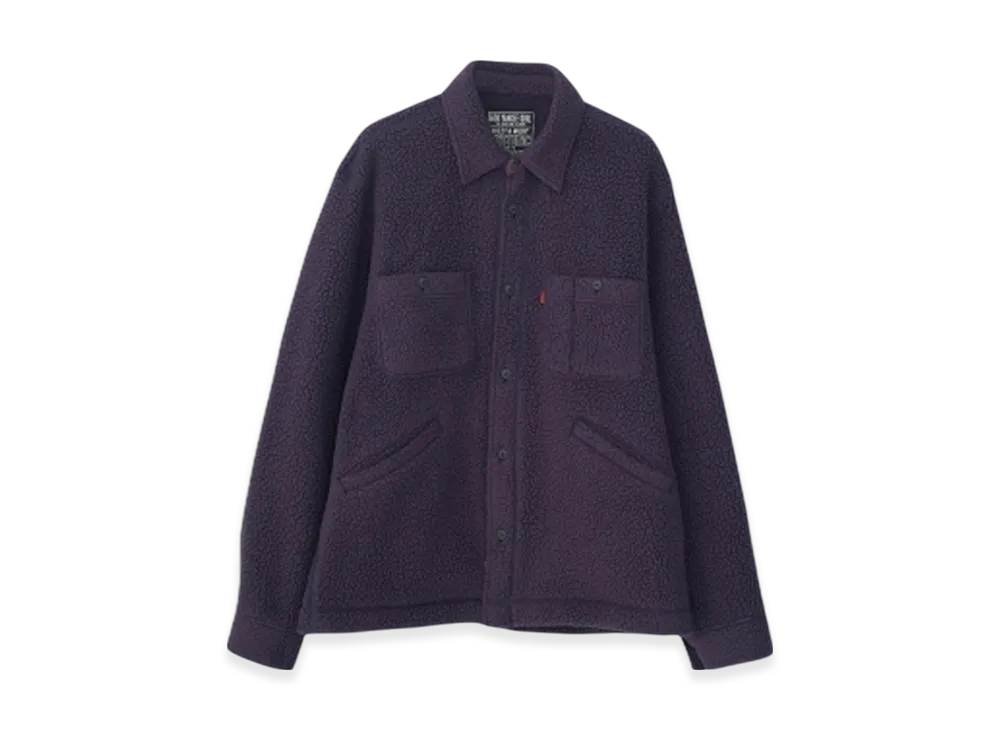 HYSTERIC GLAMOUR Super HYS Patch CPO Shirt "Purple"