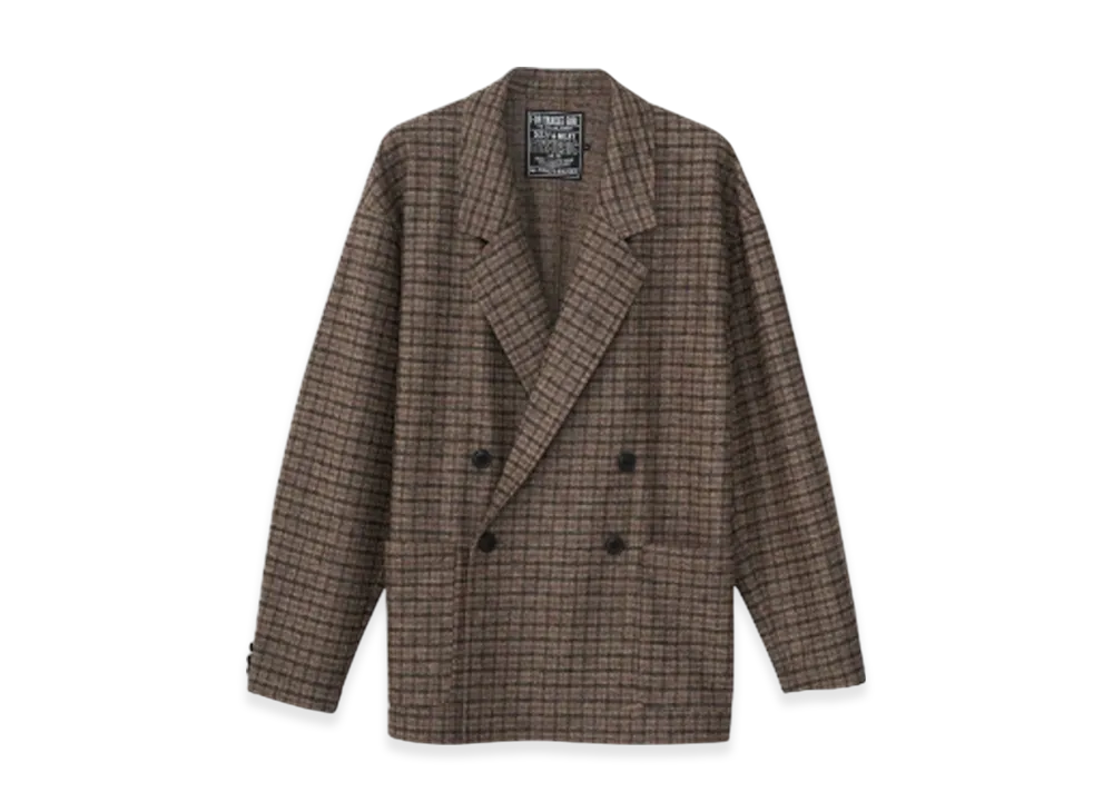 HYSTERIC GLAMOUR Double Breasted Jacket "Brown"