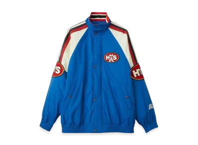 HYSTERIC GLAMOUR Evil Star Patch Stand Up Collar Jacket "Blue"