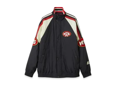 HYSTERIC GLAMOUR Evil Star Patch Stand Up Collar Jacket "Black"