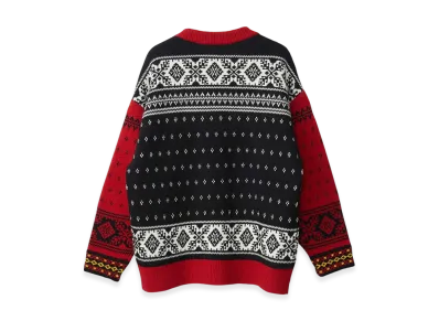 HYSTERIC GLAMOUR Snow Nordic Sweater "Black"