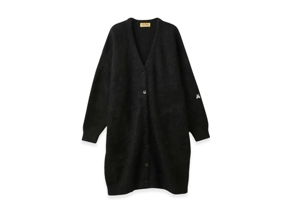 HYSTERIC GLAMOUR Brushed Long Cardigan "Black"