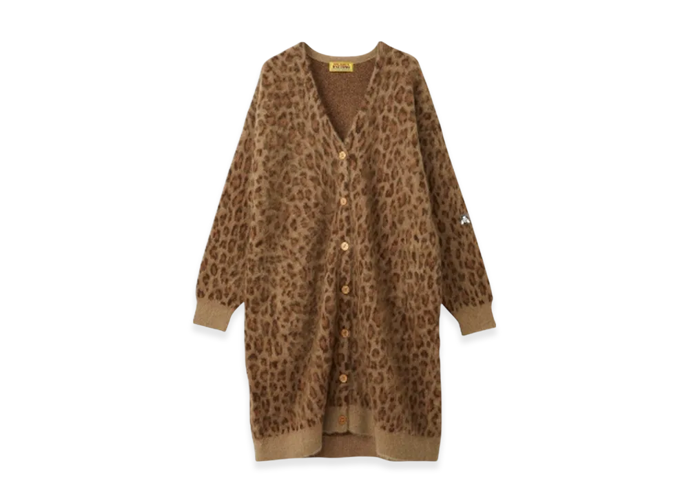 HYSTERIC GLAMOUR Brushed Long Cardigan "Beige"