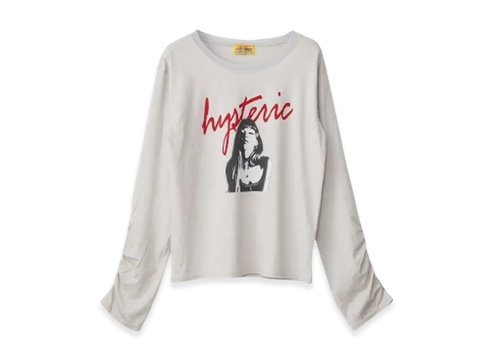 HYSTERIC GLAMOUR Unlimited Girl T-Shirt "Beige"