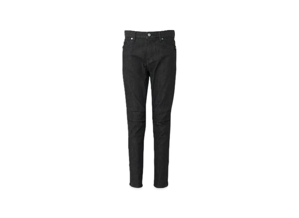 HYSTERIC GLAMOUR Slim Denim Pants with Zip "Black"