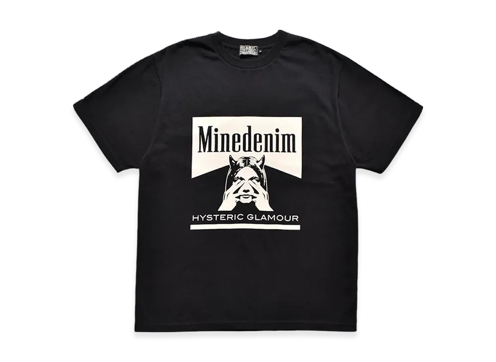 HYSTERIC GLAMOUR x Minedenim Graphic T-Shirts "Black"