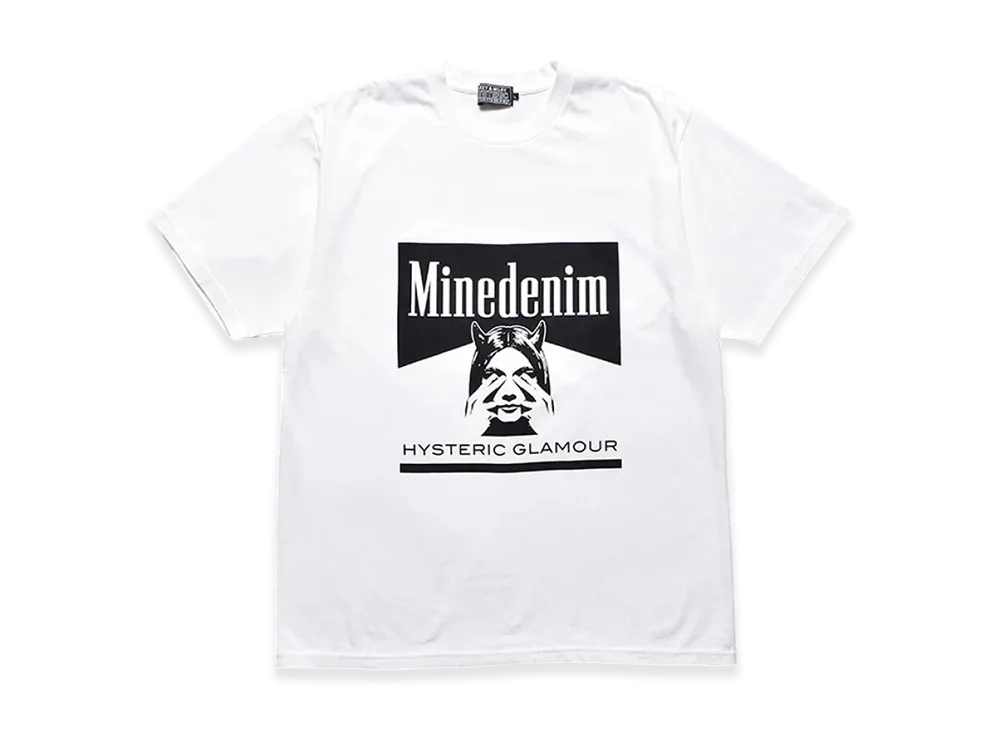 HYSTERIC GLAMOUR x Minedenim Graphic T-Shirts "White"