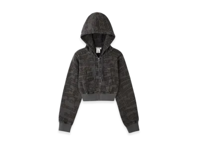 HYSTERIC GLAMOUR x X-Girl Compact Zip Up Sweat Hoodie "Black"