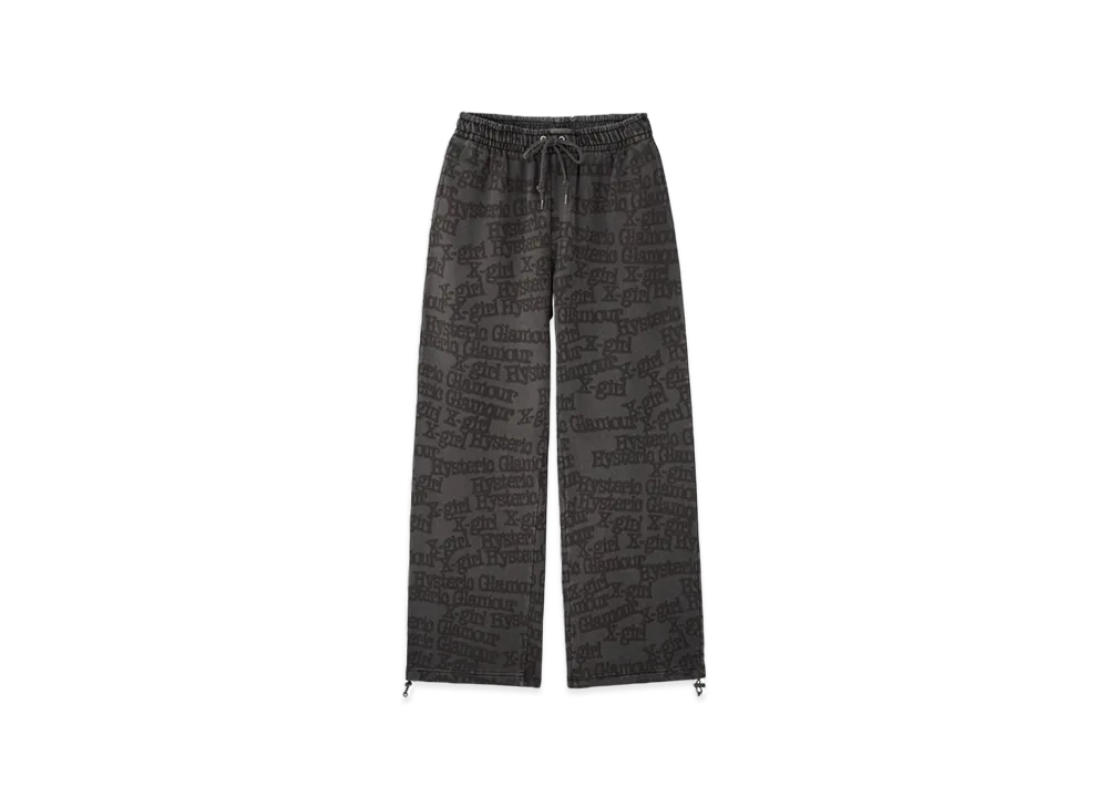 HYSTERIC GLAMOUR x X-Girl Sweatpants "Black"