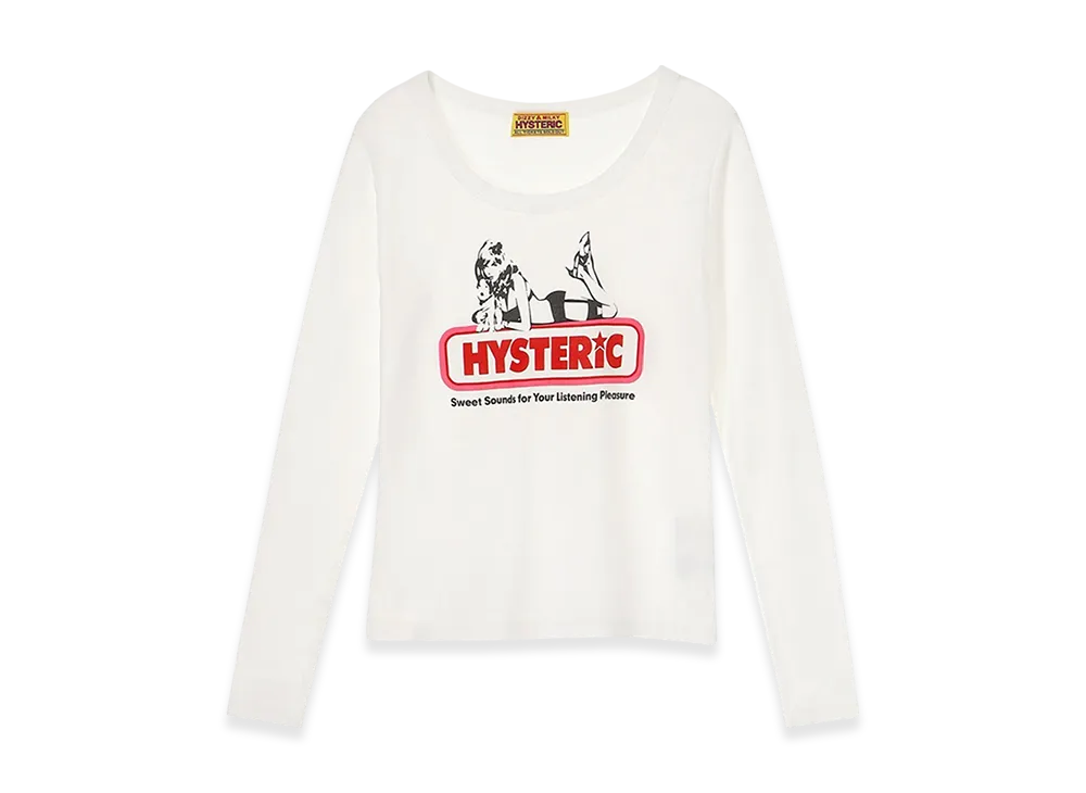 HYSTERIC GLAMOUR Sweet Sounds Chibi T-Shirt "White"
