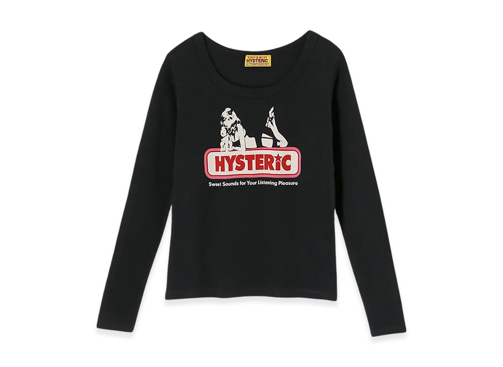 HYSTERIC GLAMOUR Sweet Sounds Chibi T-Shirt "Black"