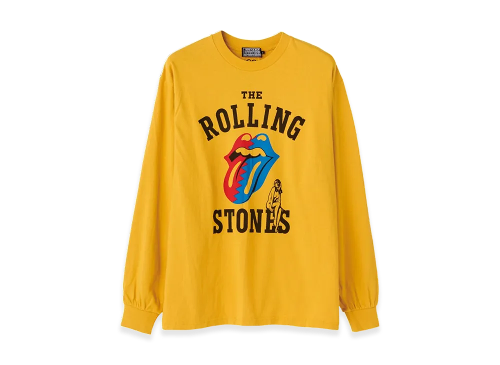 HYSTERIC GLAMOUR x The Rolling Stones Hysteric & Steel Wheels T-Shirt "Yellow"