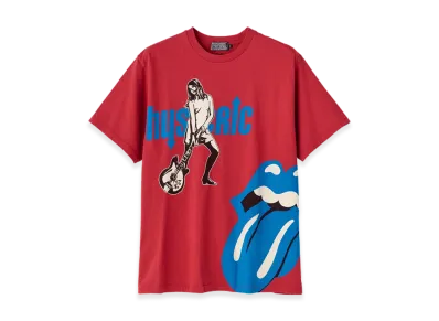 HYSTERIC GLAMOUR x The Rolling Stones Hysteric Girl & Tongue T-Shirt "Red"