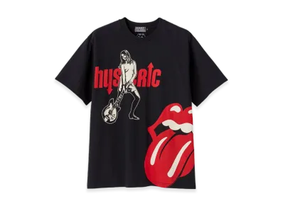 HYSTERIC GLAMOUR x The Rolling Stones Hysteric Girl & Tongue T-Shirt "Black"