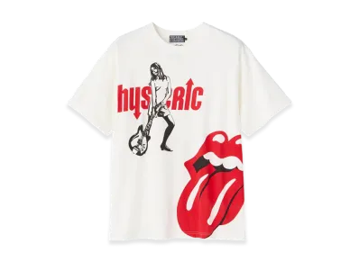 HYSTERIC GLAMOUR x The Rolling Stones Hysteric Girl & Tongue T-Shirt "White"