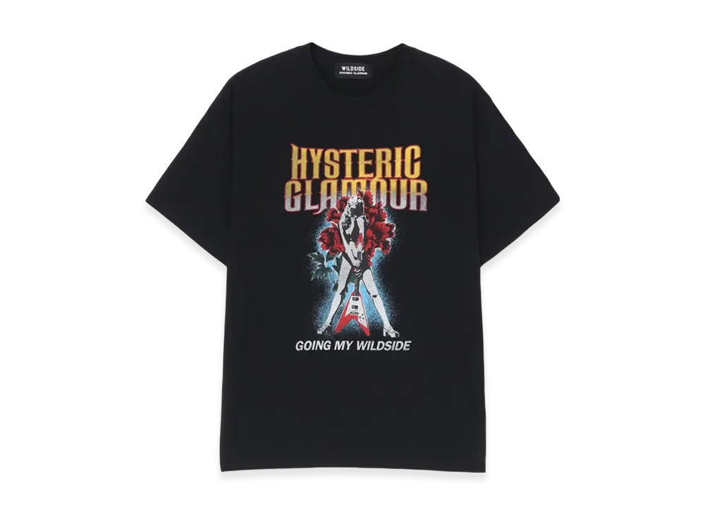 HYSTERIC GLAMOUR x Wildside Flying V T-Shirt "Black"