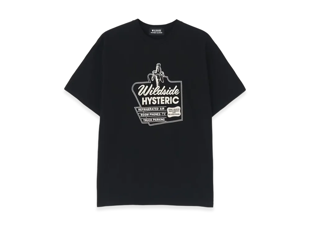 HYSTERIC GLAMOUR x Wildside Motel T-shirt "Black"