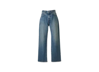 HYSTERIC GLAMOUR Loose Straight Denim Pants "Light Indigo Blue"