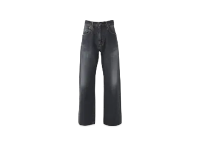 HYSTERIC GLAMOUR Loose Straight Denim Pants "Black"