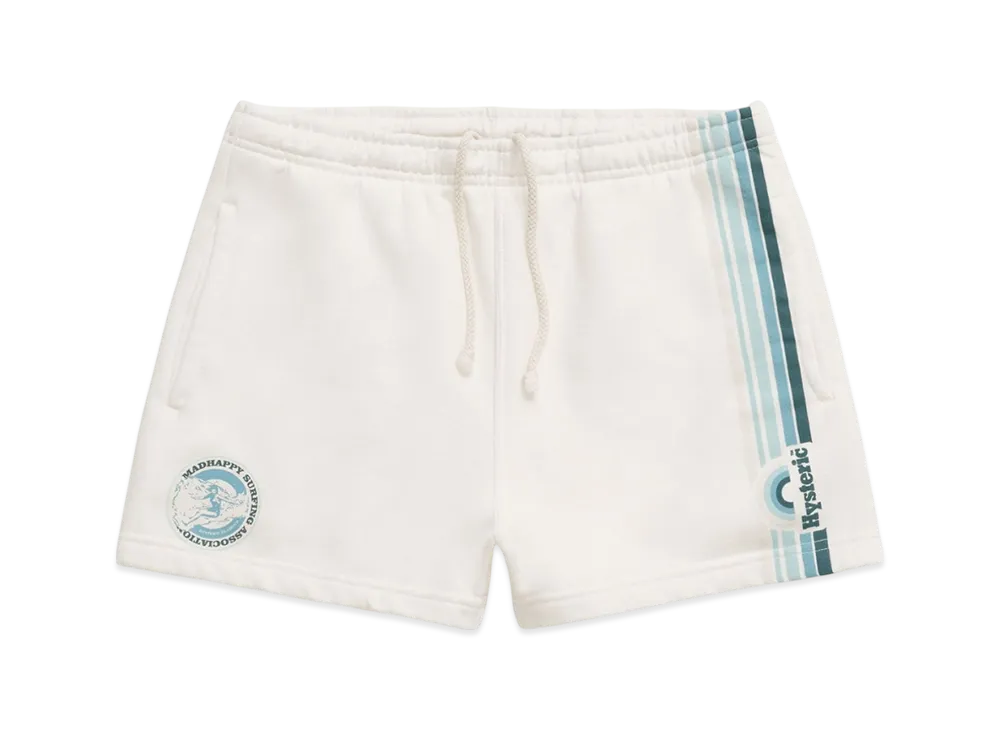 HYSTERIC GLAMOUR x Madhappy Light Weight Fleece Short "White"