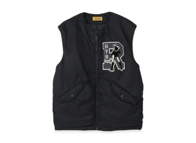 HYSTERIC GLAMOUR HYS Rock Emblem Oversize Vest "Black"