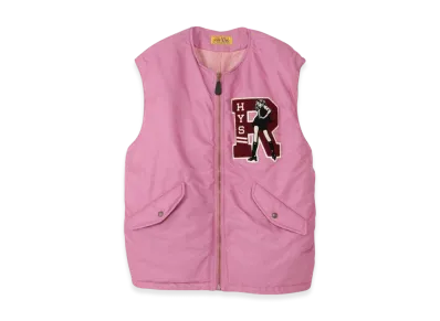 HYSTERIC GLAMOUR HYS Rock Emblem Oversize Vest "Pink"