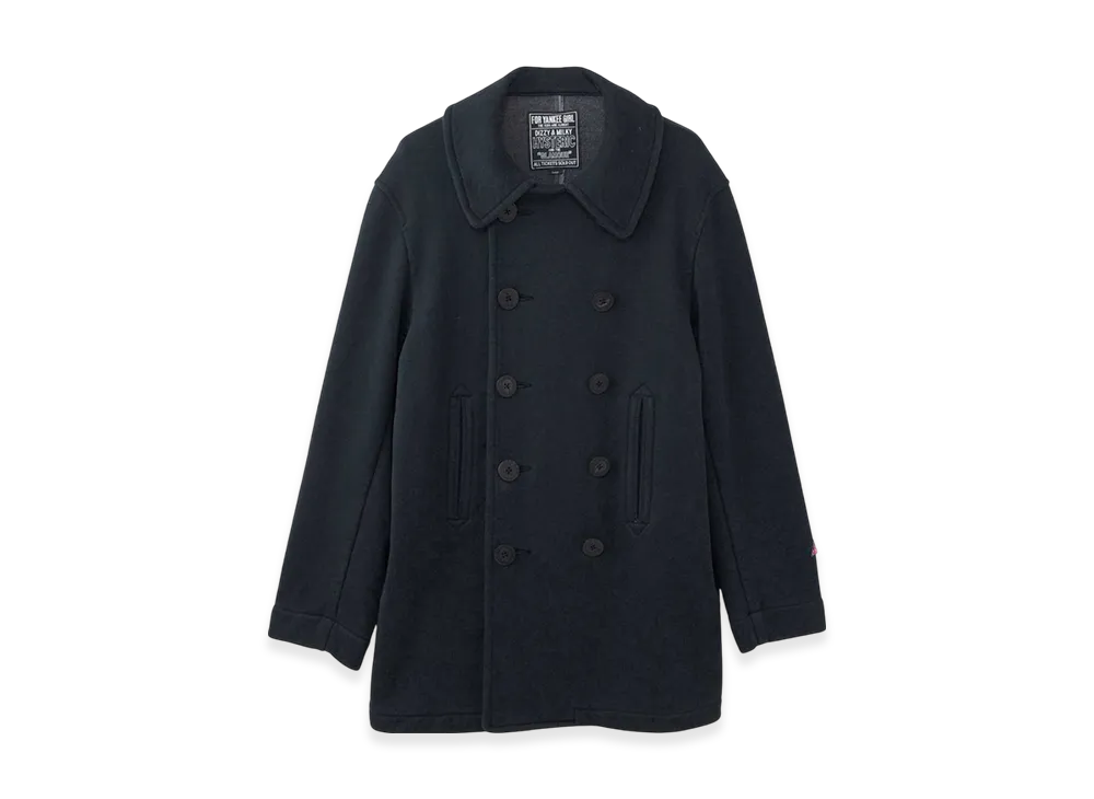 HYSTERIC GLAMOUR Triangle Woman Patch P Coat "Black"