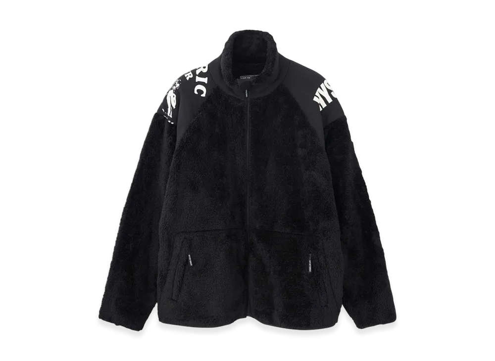 HYSTERIC GLAMOUR Hys Scratch Stand Collar Jacket "Black"