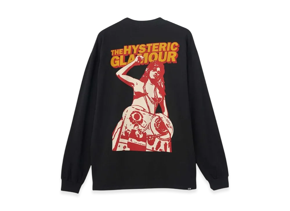 HYSTERIC GLAMOUR Reel To Reel T-Shirt "Black"