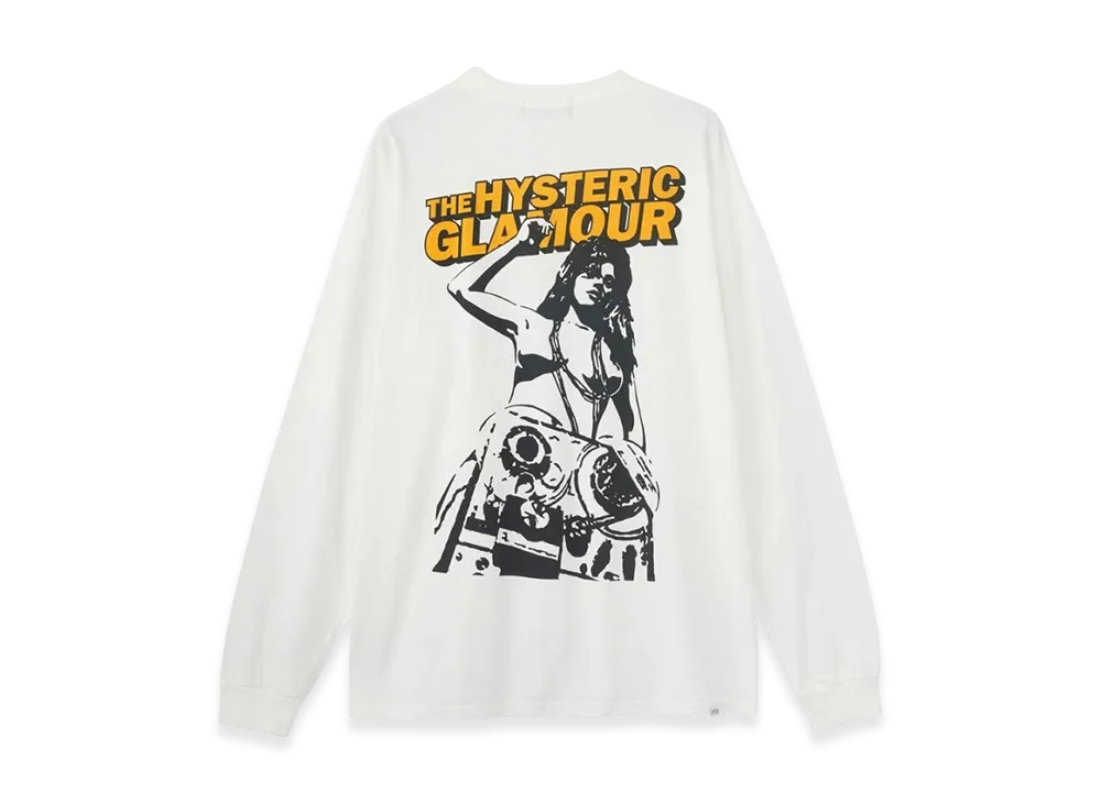 HYSTERIC GLAMOUR Reel To Reel T-Shirt "White"