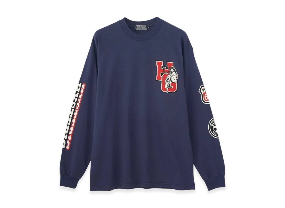 HYSTERIC GLAMOUR Motor City Fever T-Shirt "Navy"