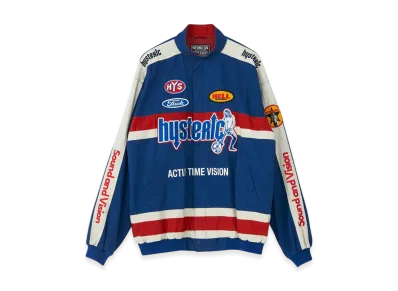 HYSTERIC GLAMOUR Hystric Racing Pit Crew Jacket "Blue"