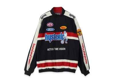 HYSTERIC GLAMOUR Hystric Racing Pit Crew Jacket "Black"