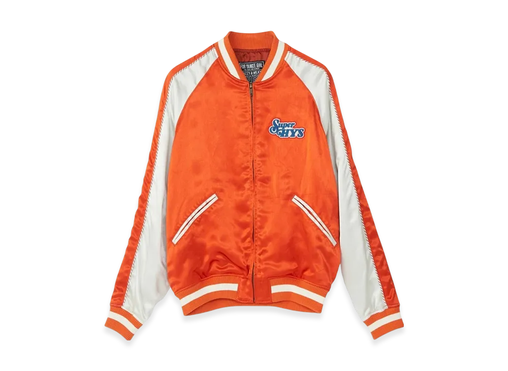 HYSTERIC GLAMOUR Love Maker Embroidery Sukajan "Orange"