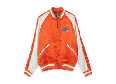 HYSTERIC GLAMOUR Love Maker Embroidery Sukajan "Orange"